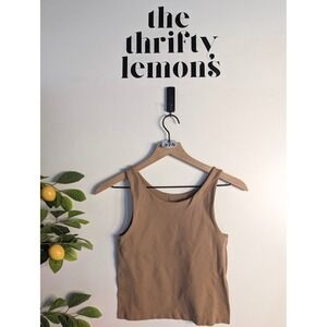 Dynamic Seamless Tank Tan Size OS (Built in shelf bra)